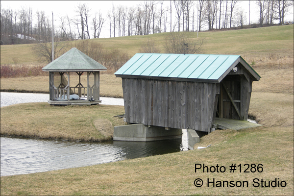 Tunbridge, VT - Braley Bridge - Side - Spring